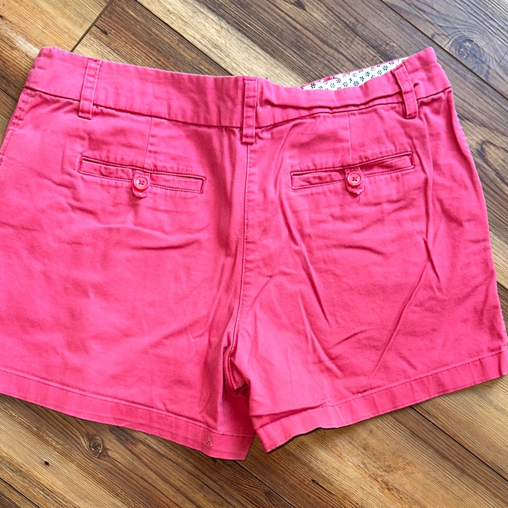 British Khaki Coral Pink Women's Shorts - Picture 4 of 6
